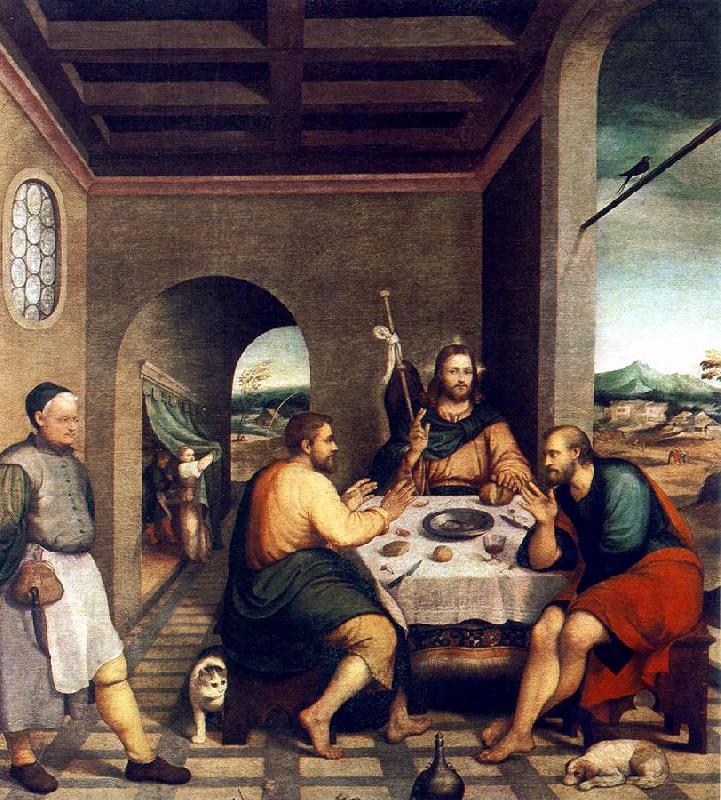 BASSANO, Jacopo Supper at Emmaus sf Germany oil painting art